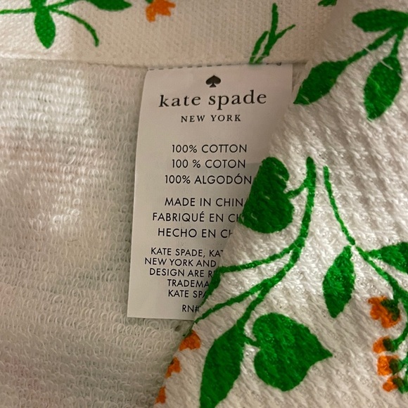 Kate Spade Multicolor Floral Fabric Kitchen Towels - Picture 3 of 3